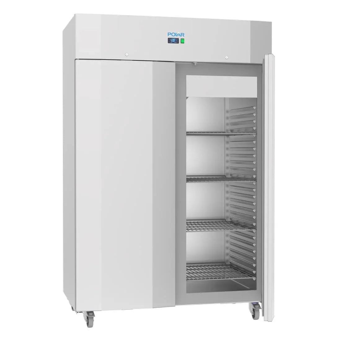 UA032 Polar U-Series Energy Efficient Double Door Upright Refrigerator 1400Ltr - JD Catering Equipment Solutions Ltd