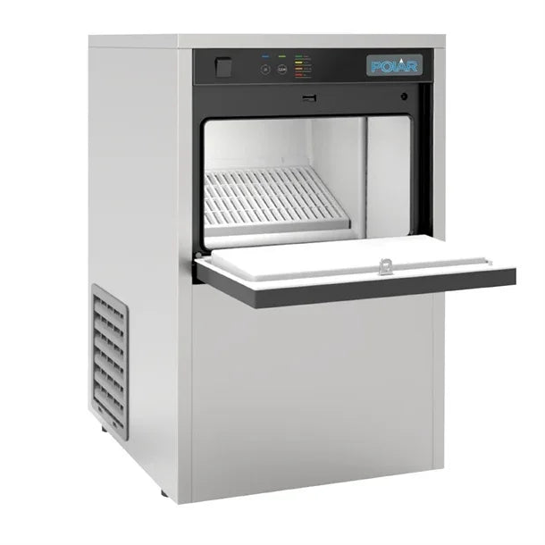 UA037 Polar U-Series Countertop Ice Machine with UVC 20kg - JD Catering Equipment Solutions Ltd