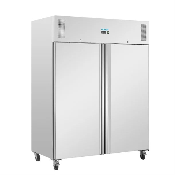UA052 Polar U-Series Double Door Upright Fridge 1300Ltr