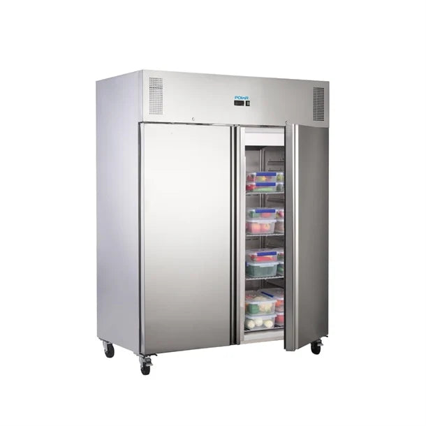 UA052 Polar U-Series Double Door Upright Fridge 1300Ltr