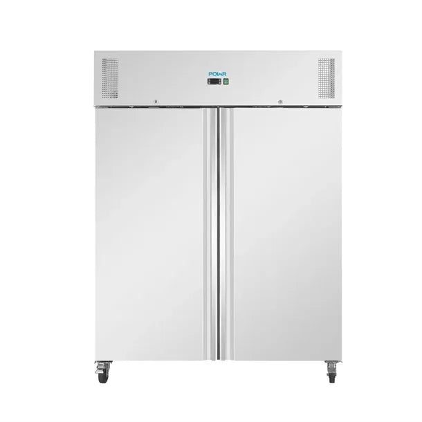 UA053 Polar U-Series Double Door Upright Freezer 1300Ltr - JD Catering Equipment Solutions Ltd