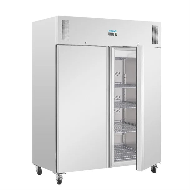 UA053 Polar U-Series Double Door Upright Freezer 1300Ltr
