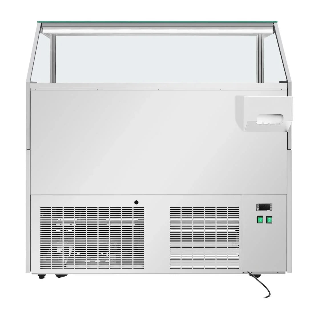UA058 - Polar U-Series 6 Pan Ice Cream Serve Over Cabinet Freezer