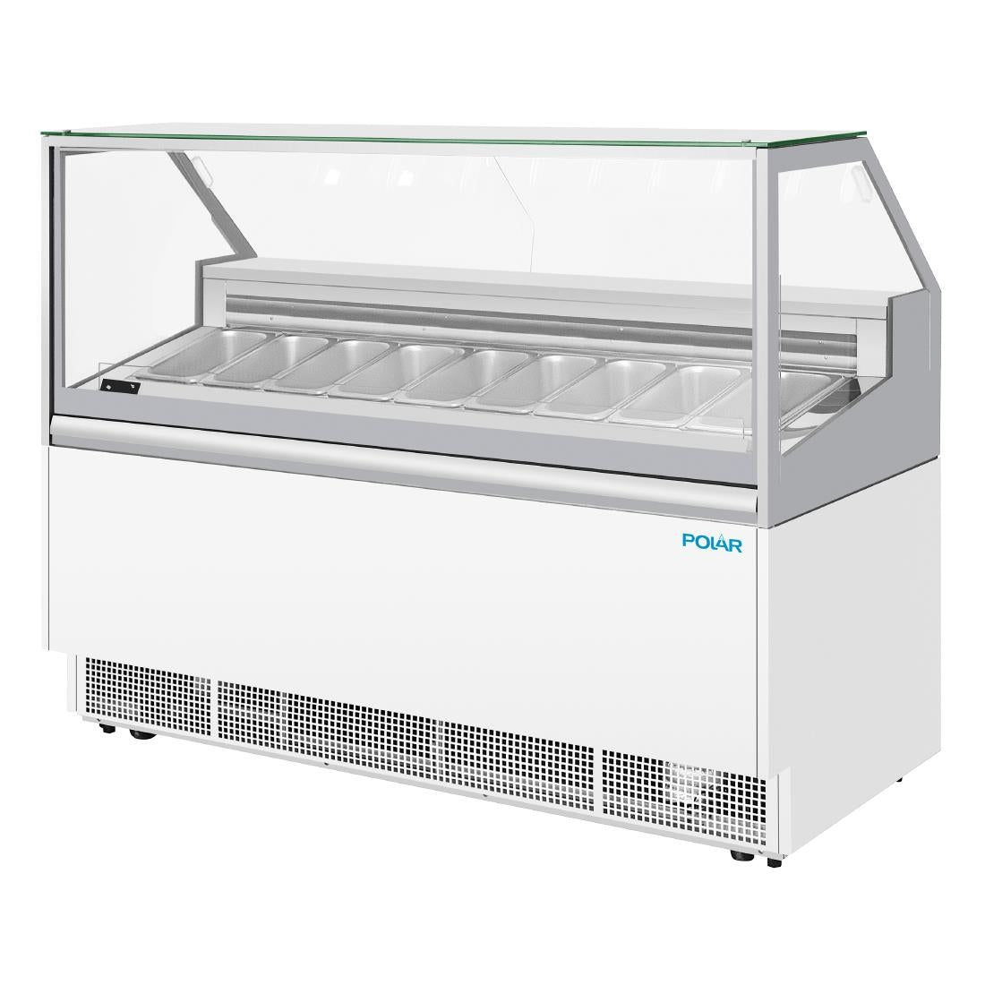 Polar U-Series 9 Pan Gelato Showcase