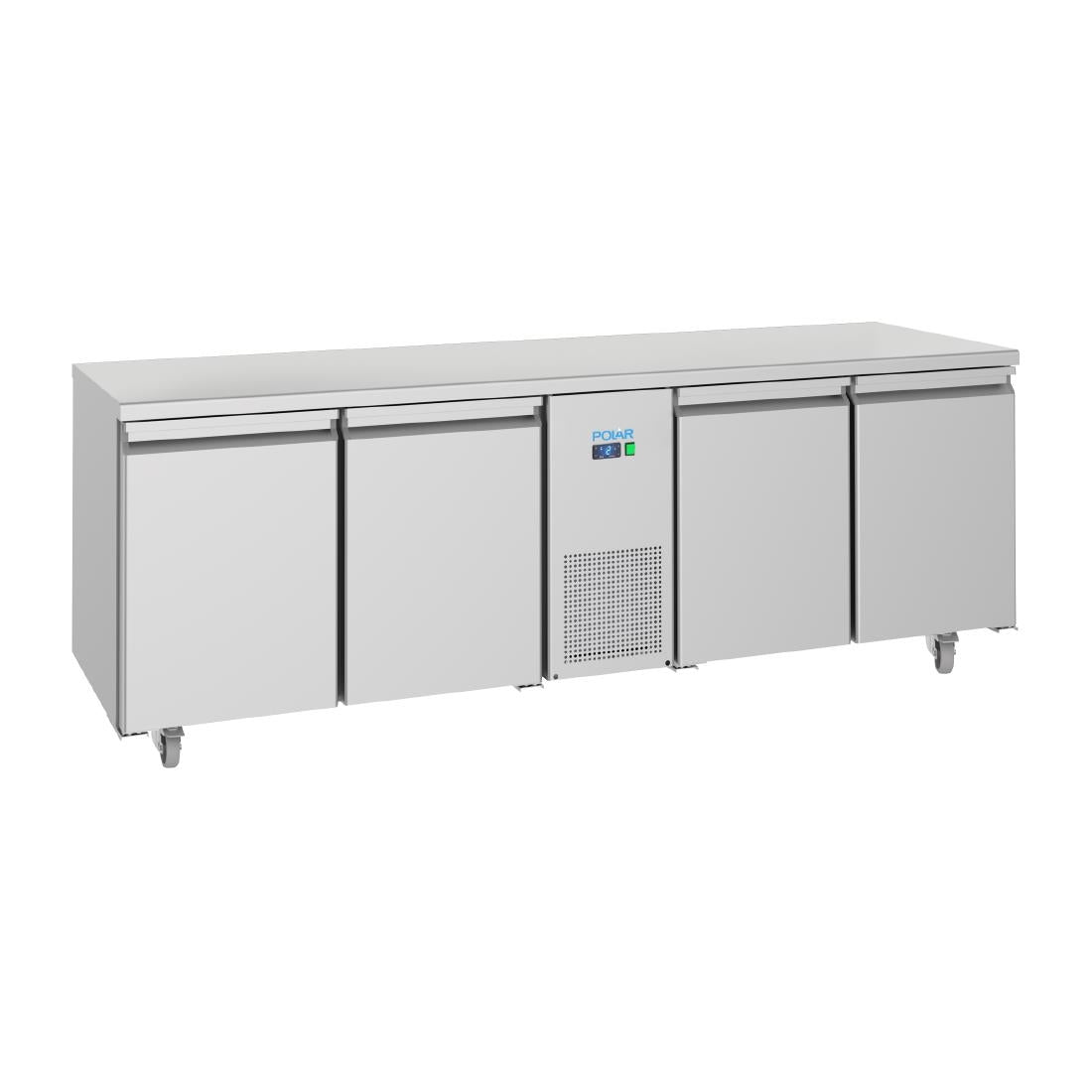 UA074 Polar U-Series Energy Efficient 4 Door Counter Fridge 632Ltr