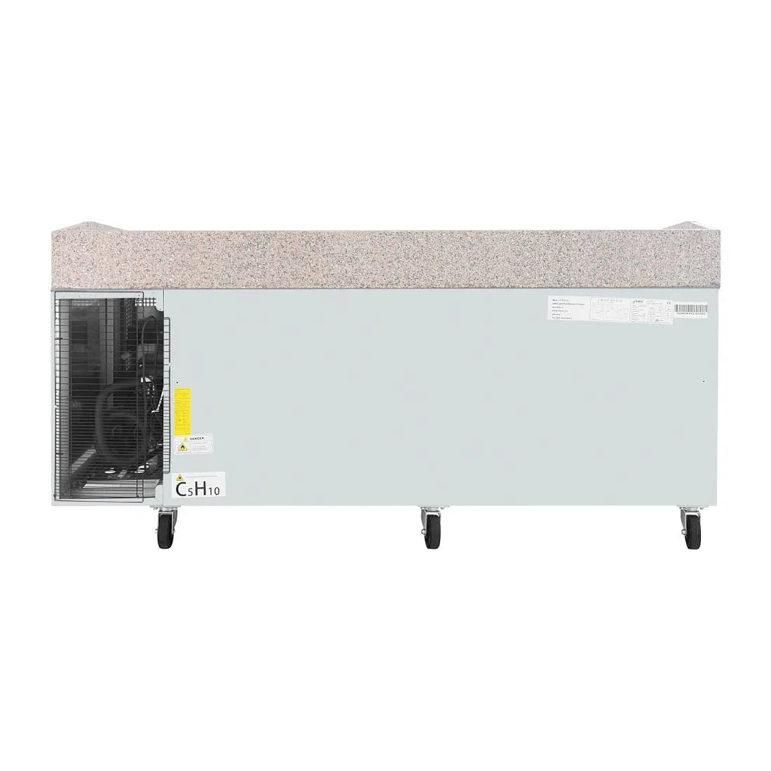 UA082 Polar U-Series Bakery Counter Fridge with Granite Top 634Ltr