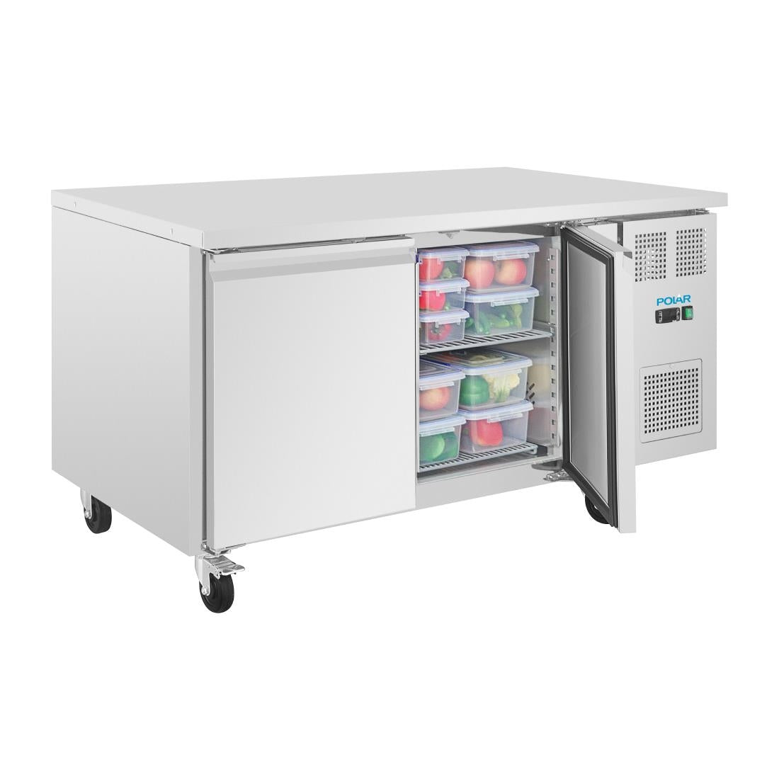 UA083 Polar U-Series Double Door Patisserie Counter 427Ltr