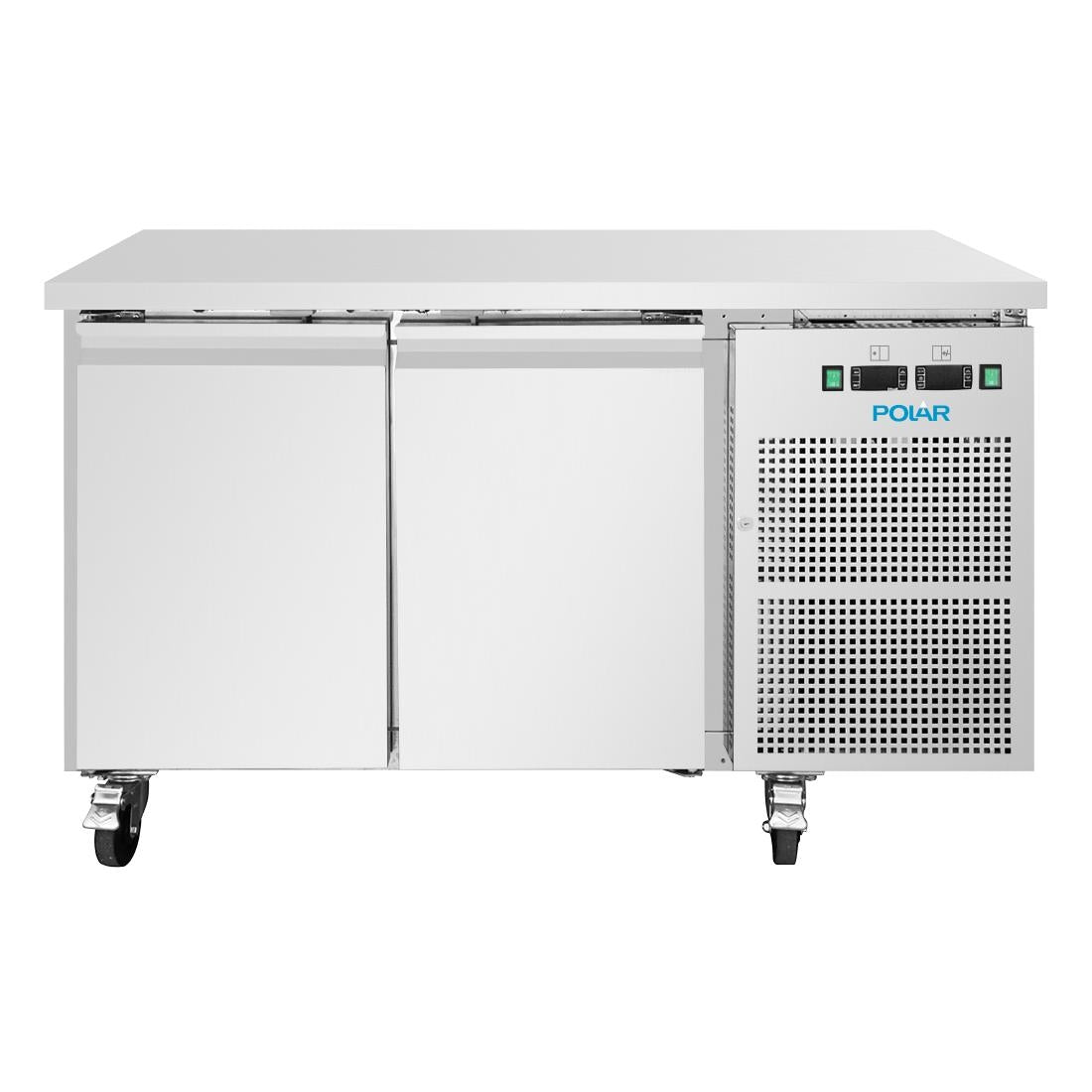 UA086 Polar U-Series Fridge/Freezer Counter - 2 door