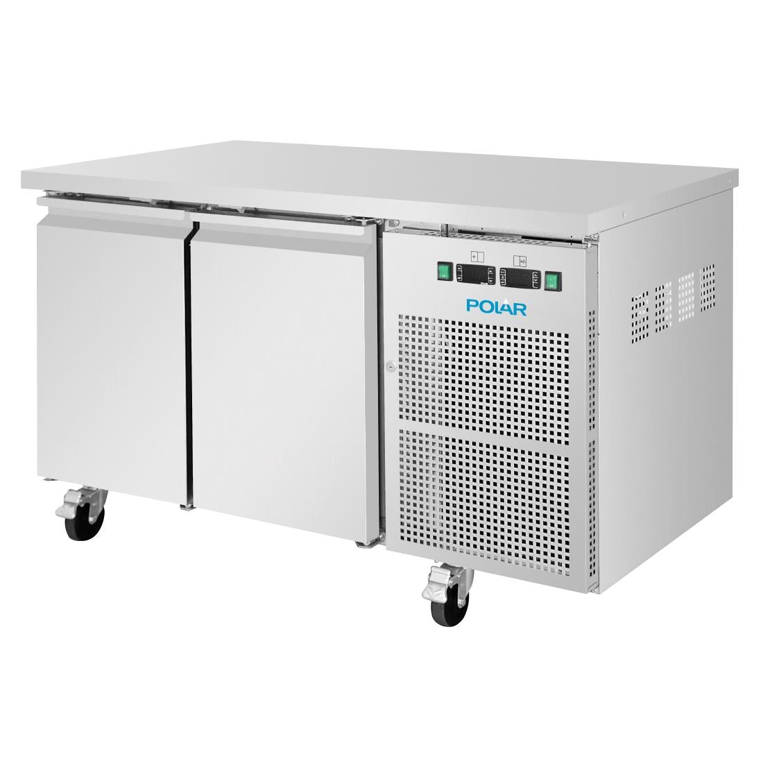 UA086 Polar U-Series Fridge/Freezer Counter - 2 door