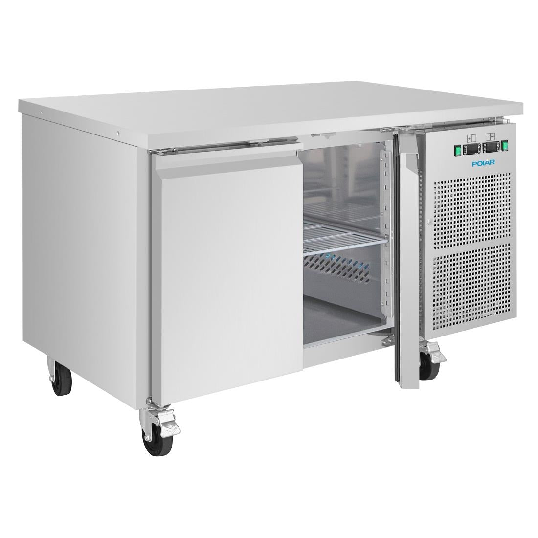 UA086 Polar U-Series Fridge/Freezer Counter - 2 door