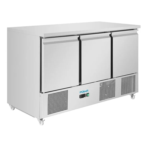 UA090 Polar U-Series Ventilated 3 Door Saladette Counter