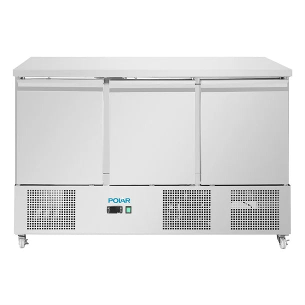UA090 Polar U-Series Ventilated 3 Door Saladette Counter