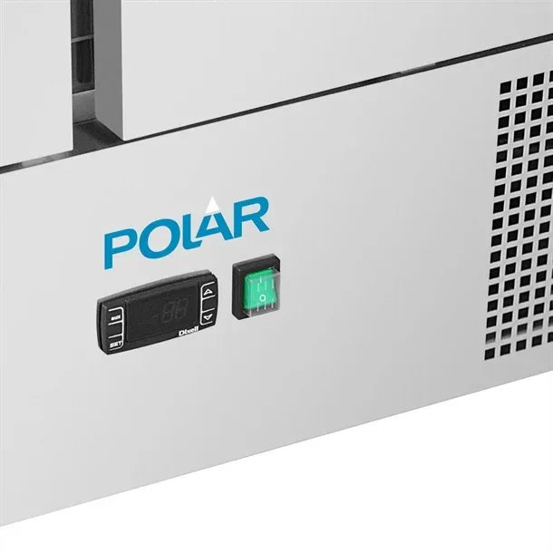 UA090 Polar U-Series Ventilated 3 Door Saladette Counter