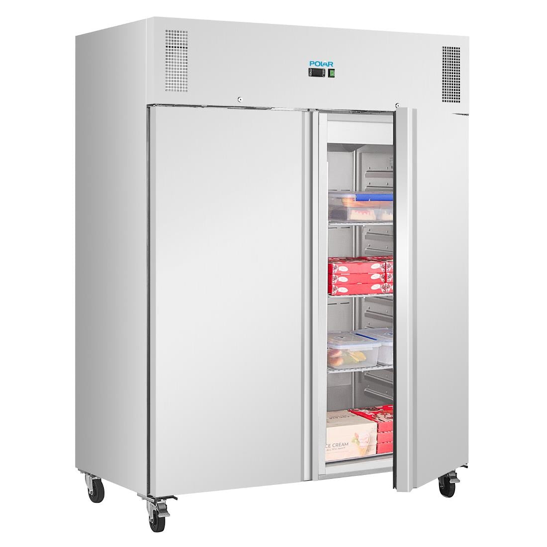 UA092 Polar U-Series Upright Double Door Fridge OR Freezer