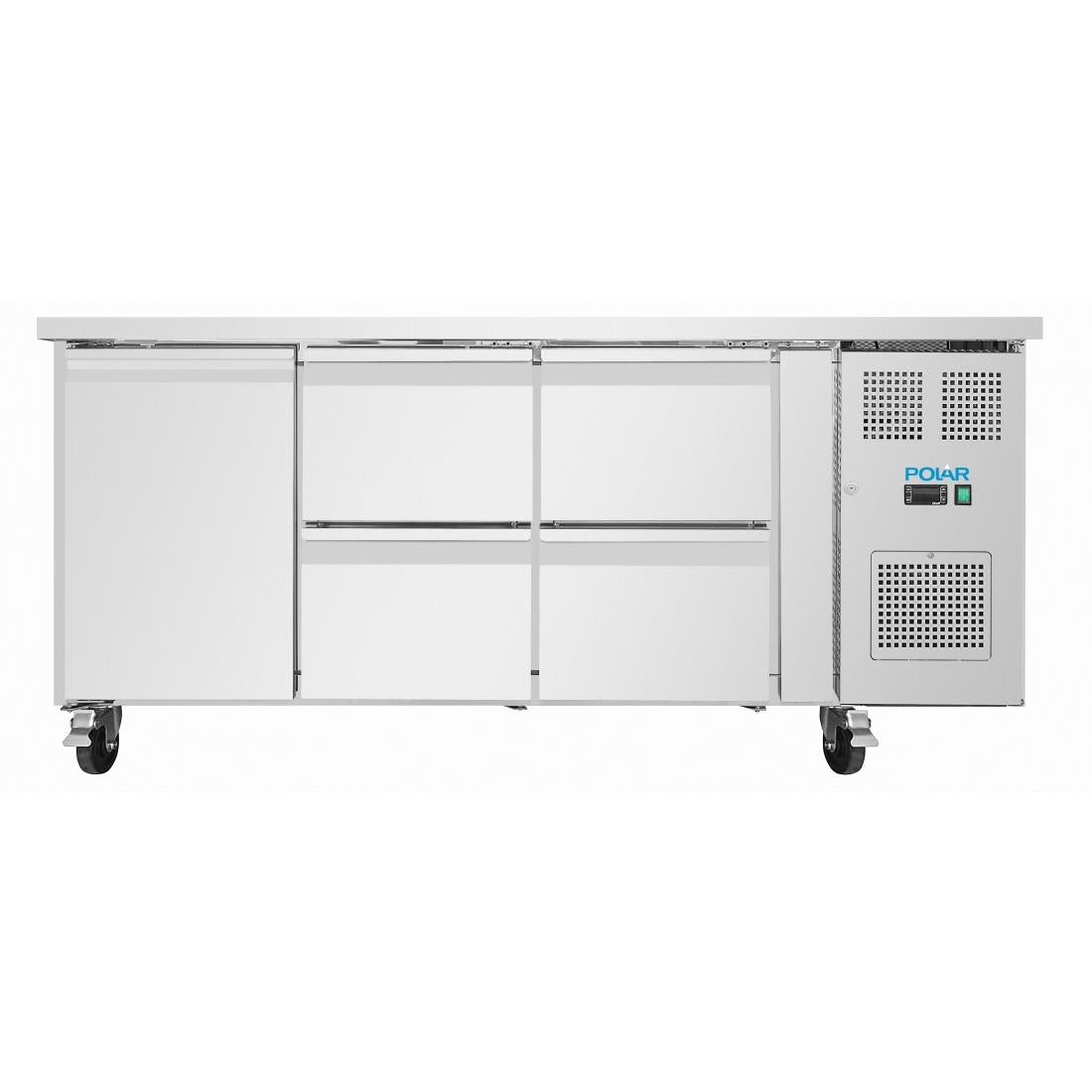 UA103 Polar U-Series Counter 4 Drawers & 1 Door