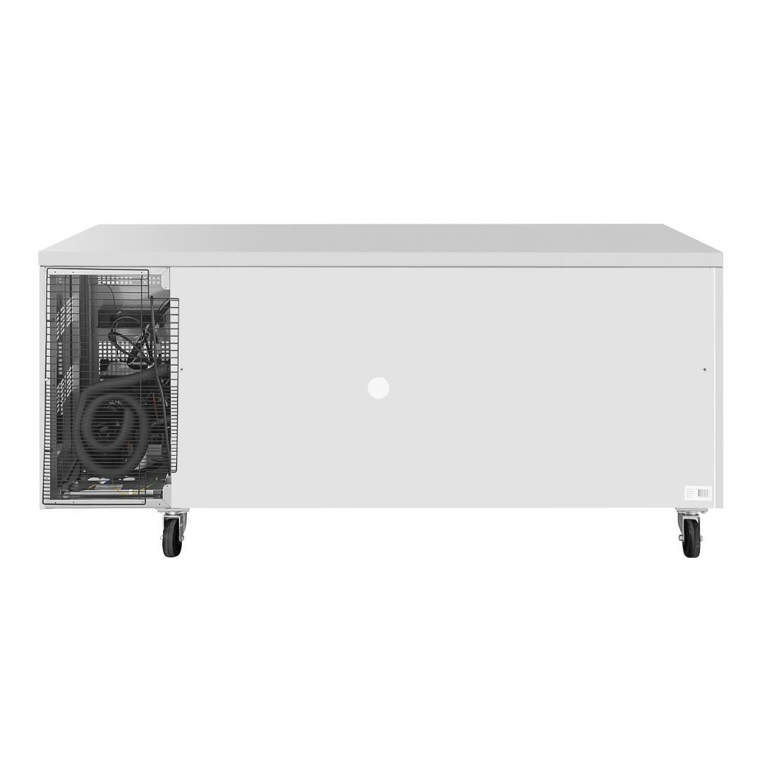 Polar U-Series Triple Door Slimline Counter Fridge 231Ltr