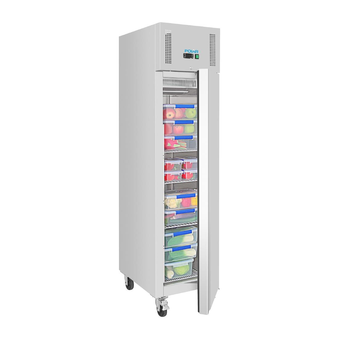 Polar U-Series Single Door Slimline GN Cabinet Fridge 292Ltr