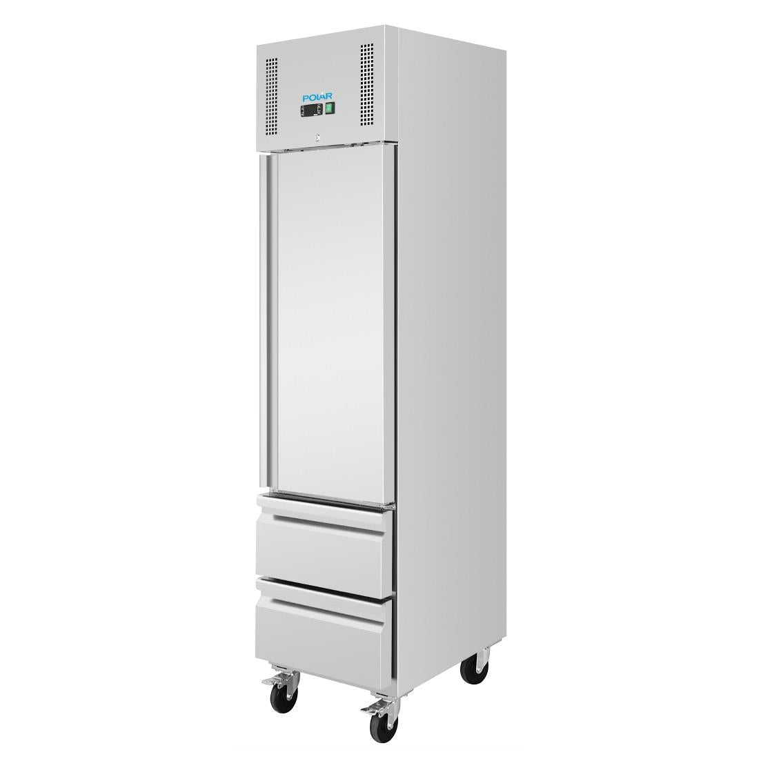 Polar G-Series Single Door and 2 Drawer Slimline GN Cabinet Freezer 180Ltr