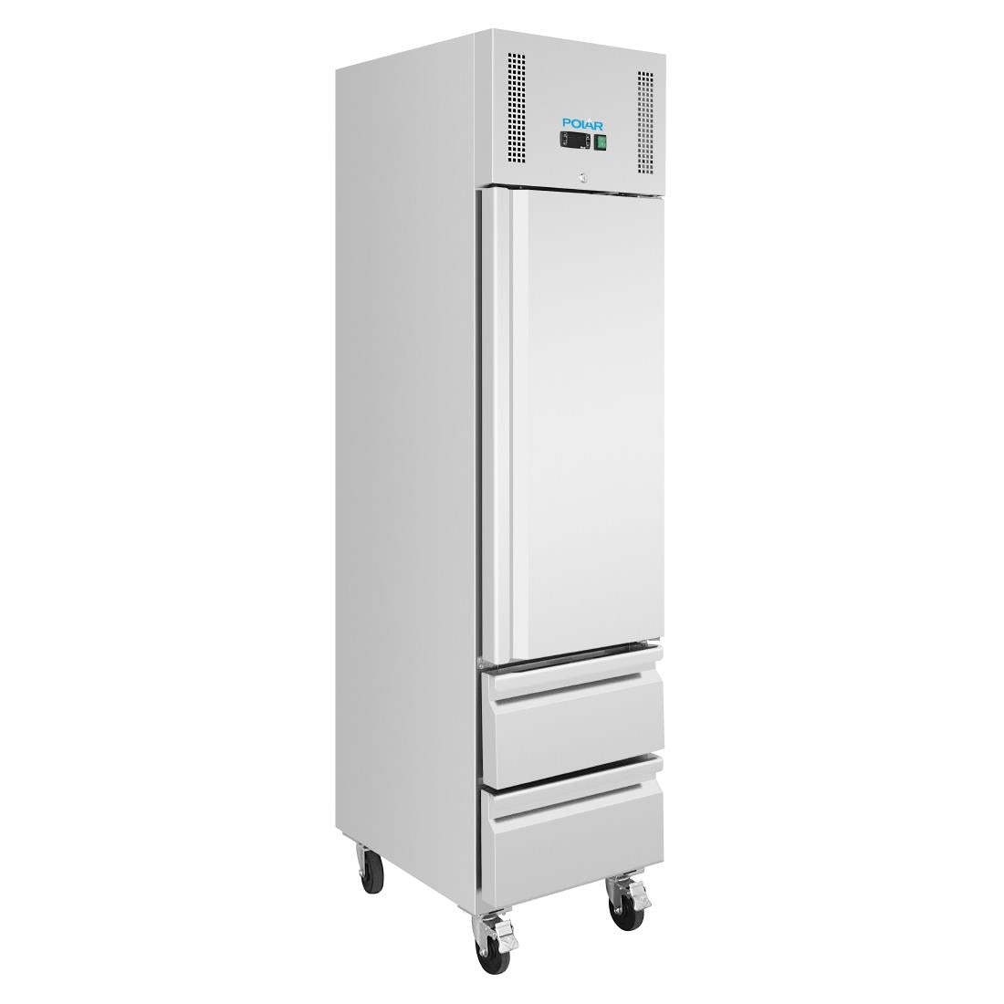 Polar G-Series Single Door and 2 Drawer Slimline GN Cabinet Freezer 180Ltr