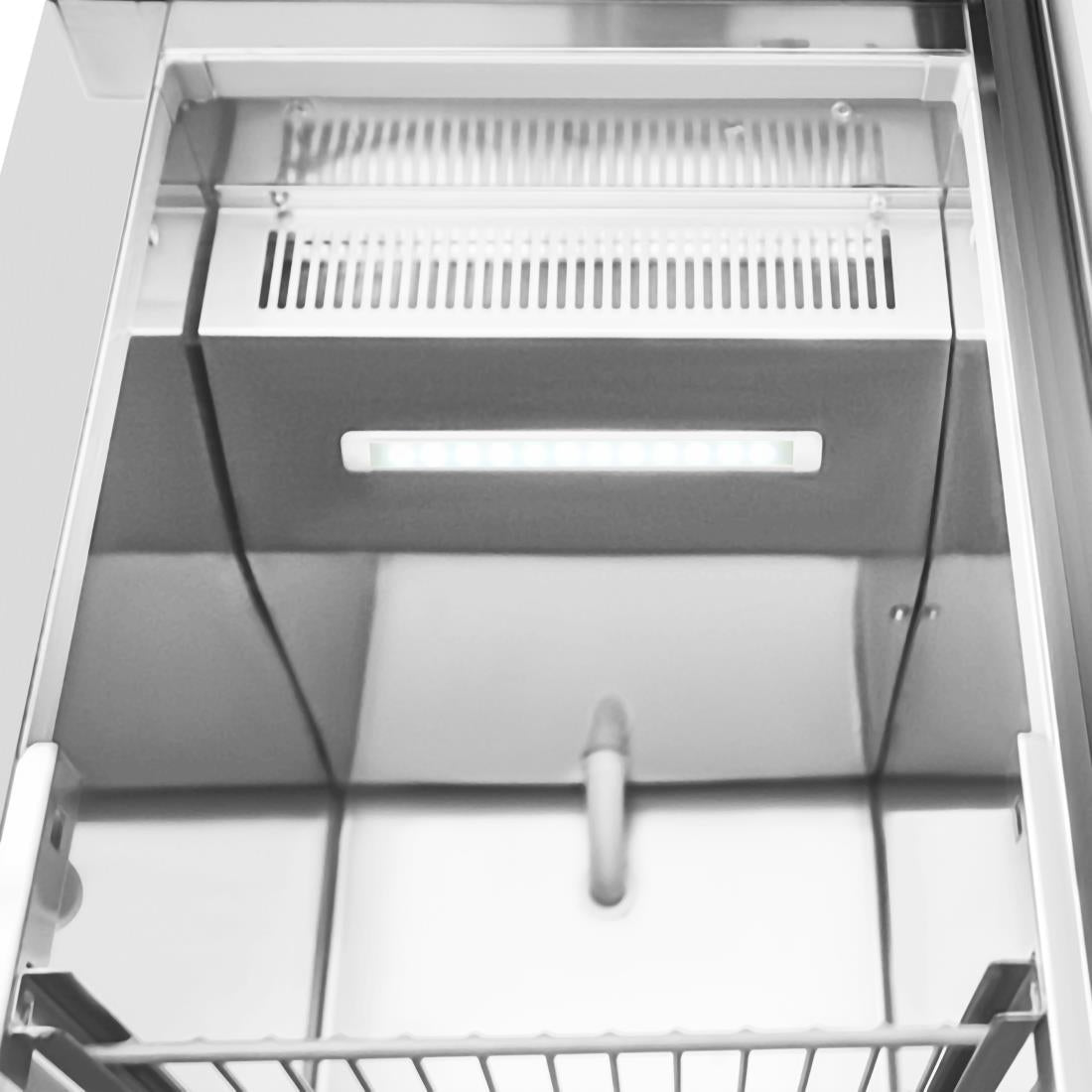Polar G-Series Single Door and 2 Drawer Slimline GN Cabinet Freezer 180Ltr