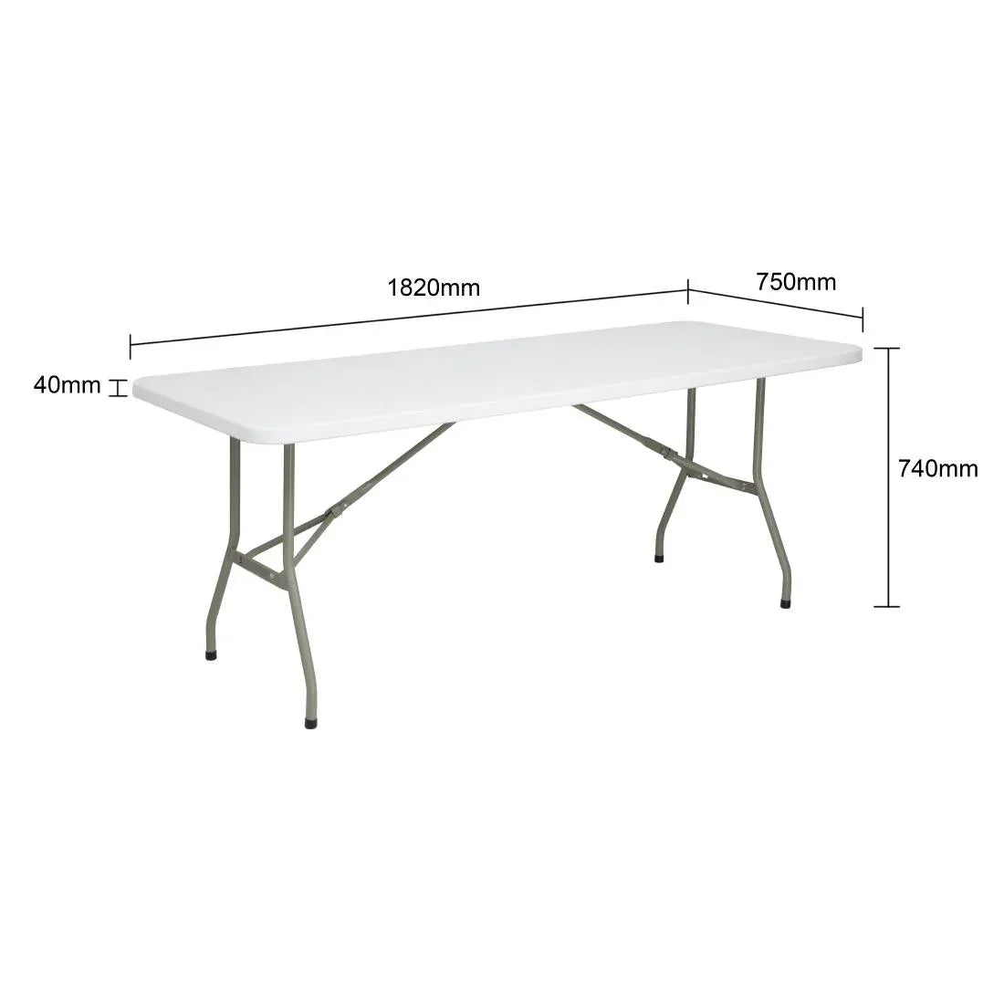 UU579 Bolero Foldaway Utility Table - 1.8m 6ft