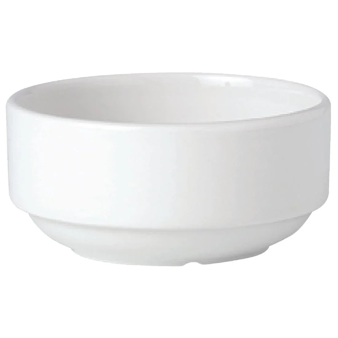 V0018 Steelite Simplicity White Stacking Soup Cups 285ml (Pack of 36) - JD Catering Equipment Solutions Ltd