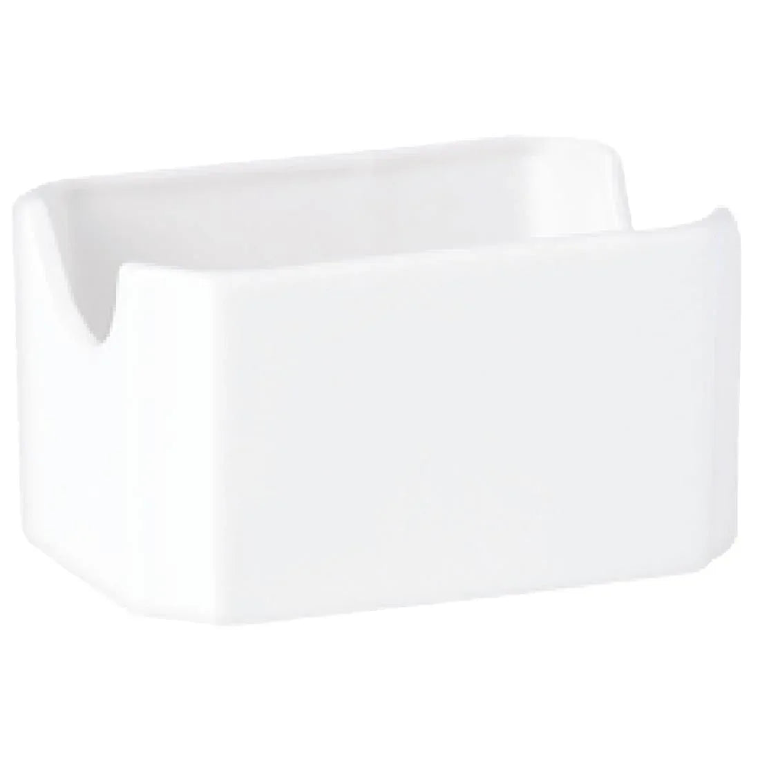 V0198 Steelite Simplicity White Packet Sugar Holders (Pack of 12) - JD Catering Equipment Solutions Ltd