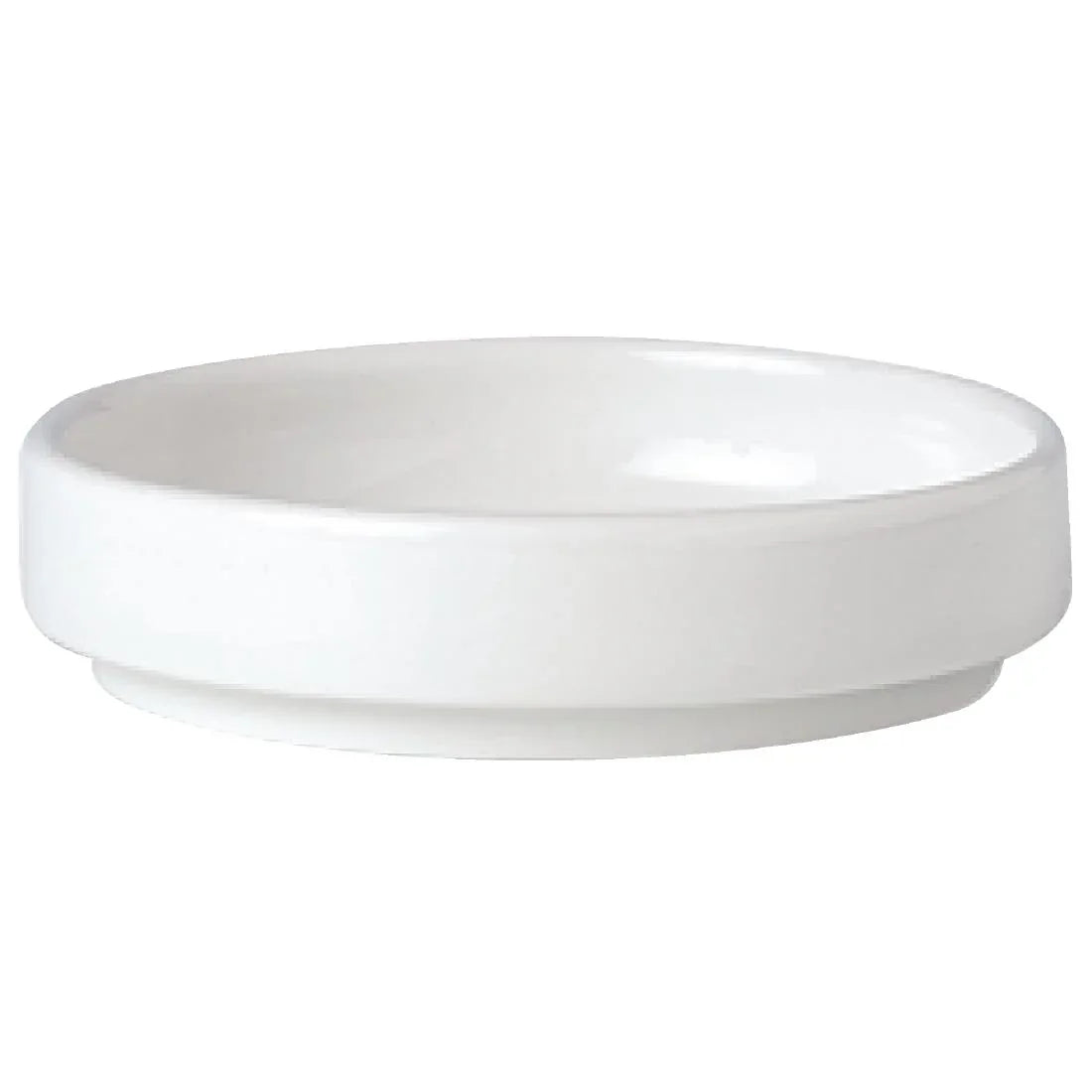 V0217 Steelite Simplicity White Stacking Ashtrays 102mm (Pack of 12) - JD Catering Equipment Solutions Ltd