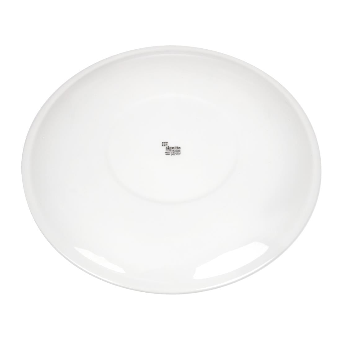 V0246 Steelite Simplicity White Pizza Plates 315mm (Pack of 6)