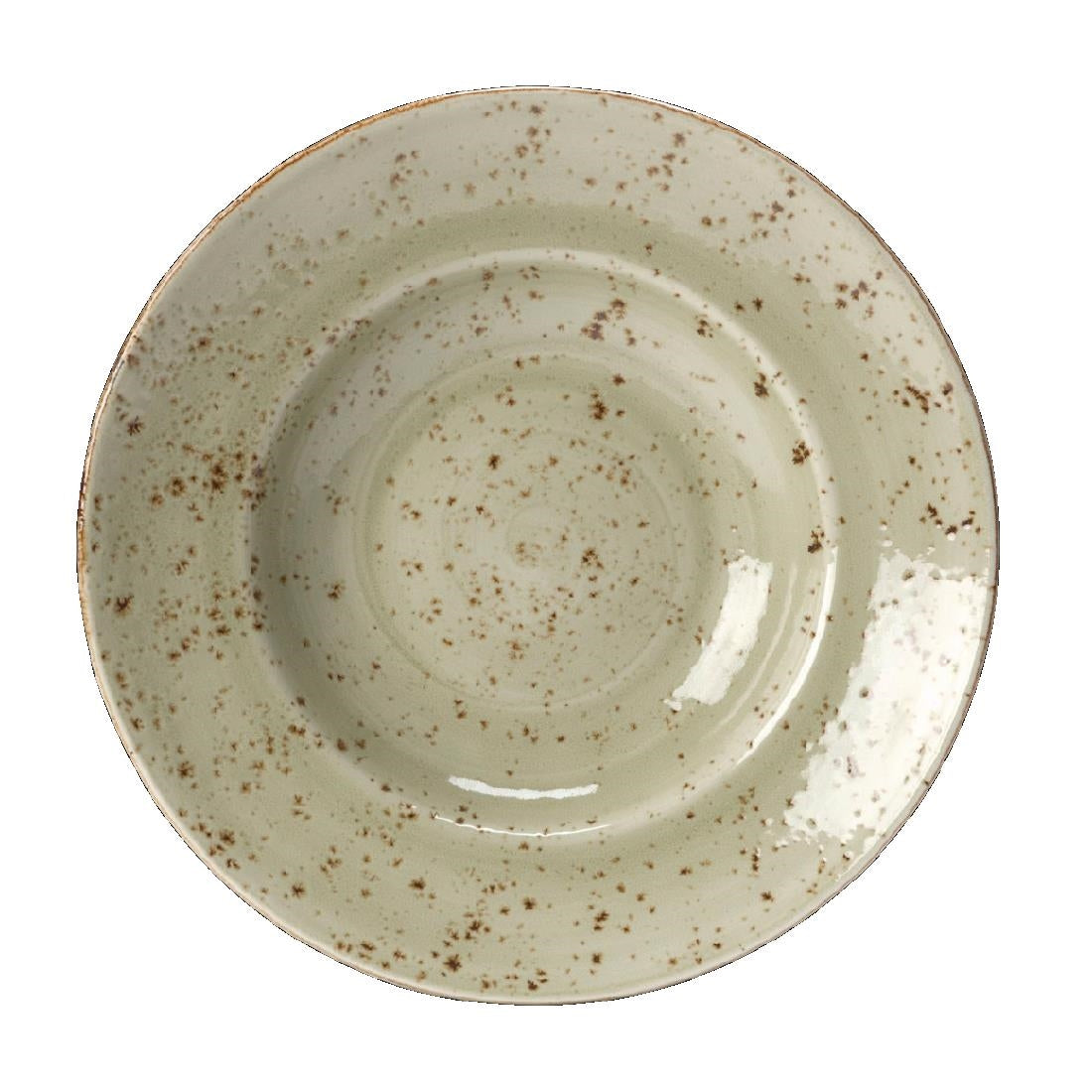 V045 Steelite Craft Green Nouveau Bowls 270mm (Pack of 6)