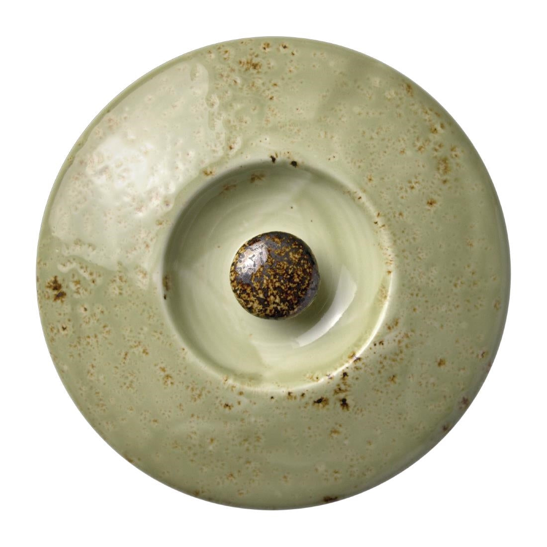 V068 Steelite Craft Green Casserole Lids (Pack of 6)