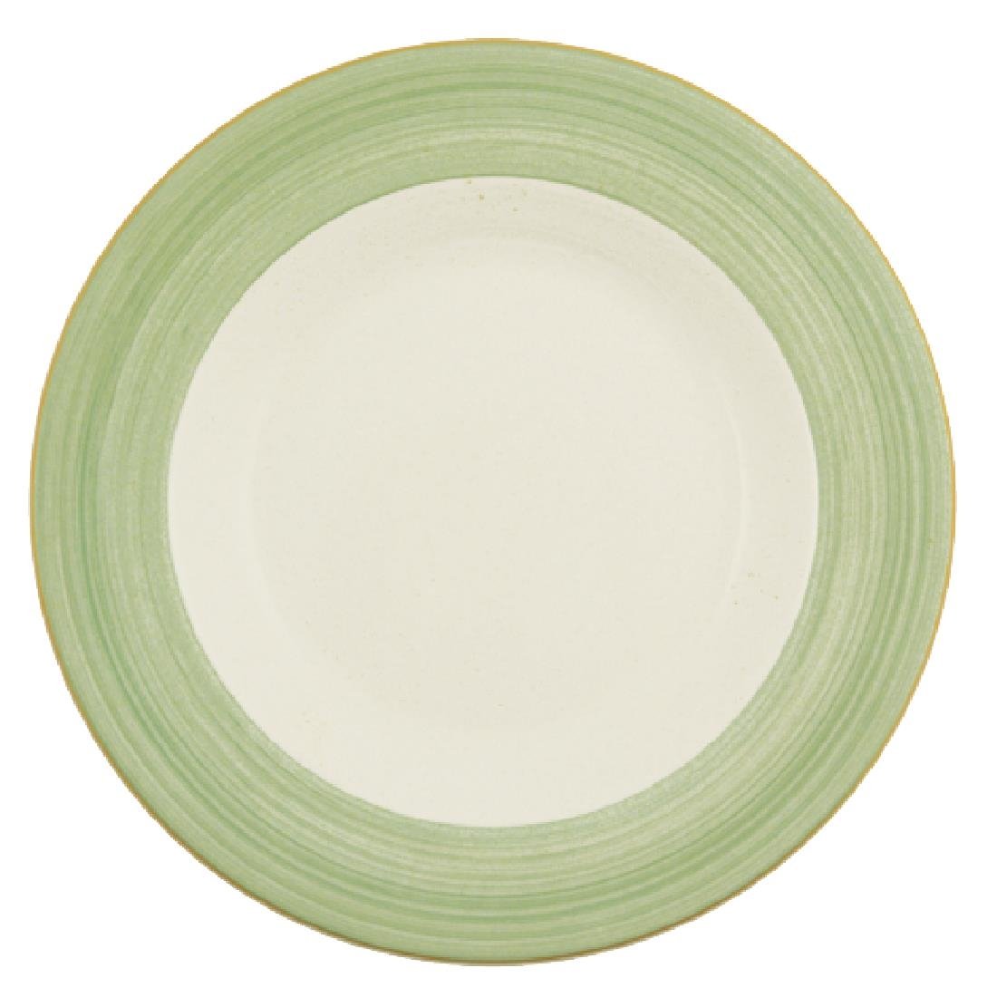V2879 Steelite Rio Green Slimline Plates 157mm (Pack of 36)