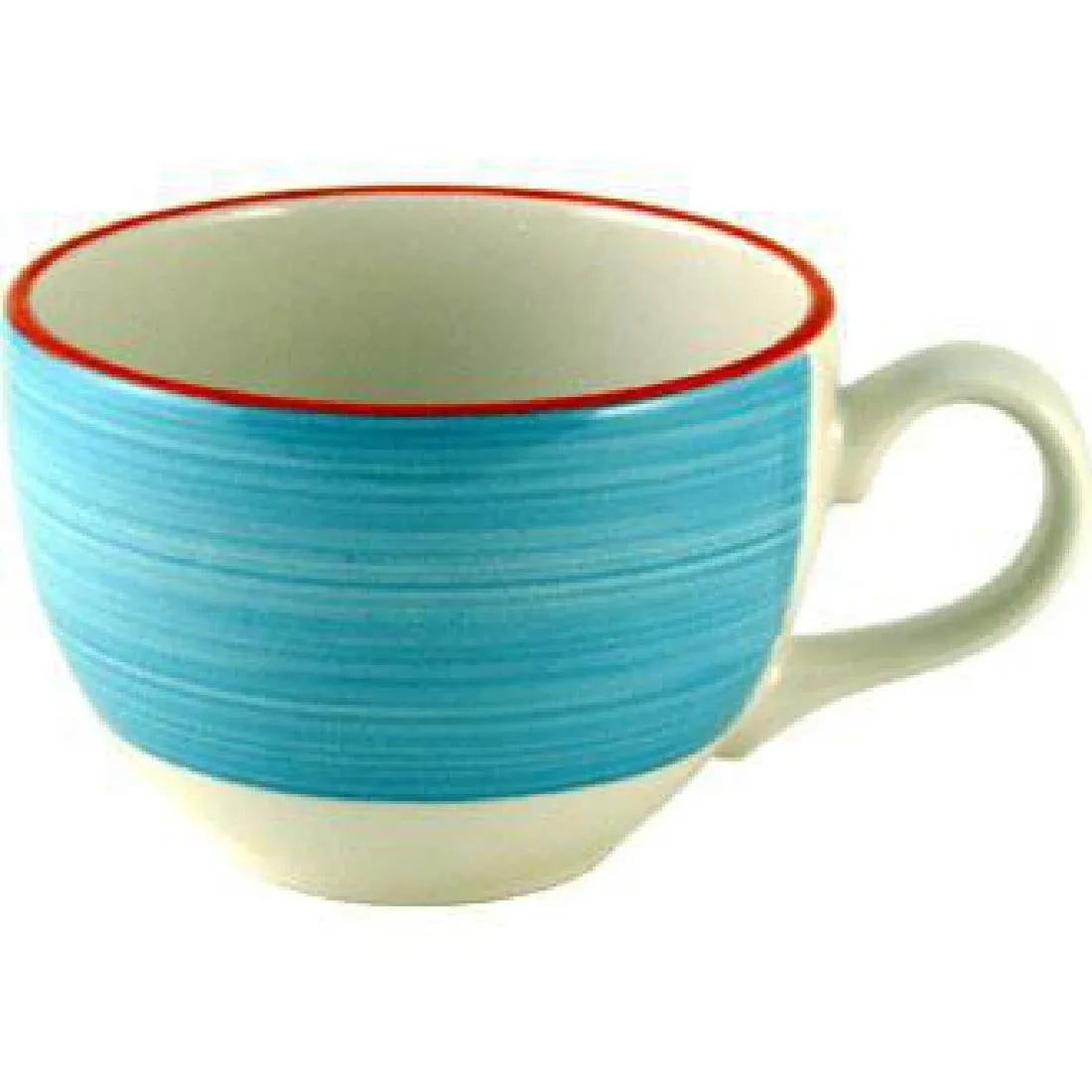 V3056 Steelite Rio Blue Empire Low Cups 227ml (Pack of 36) - JD Catering Equipment Solutions Ltd