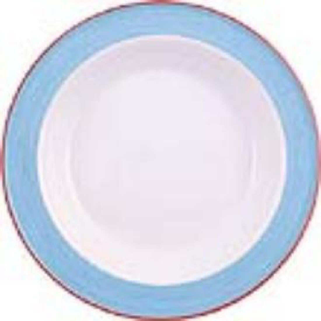 V3067 Steelite Rio Blue Soup Plates 215mm (Pack of 24)