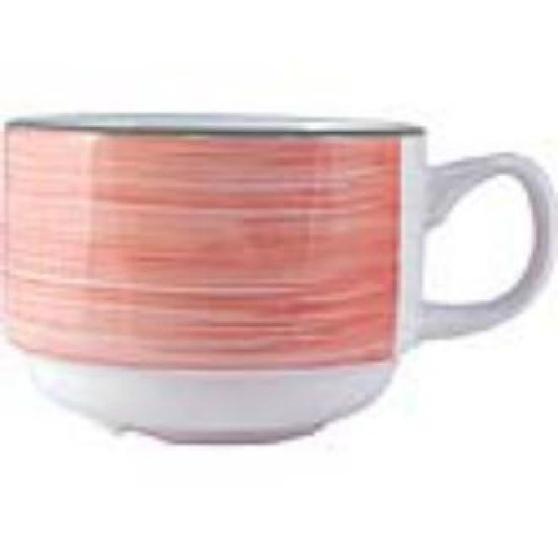 V3158 Steelite Rio Pink Slimline Stacking Cups 200ml (Pack of 36)