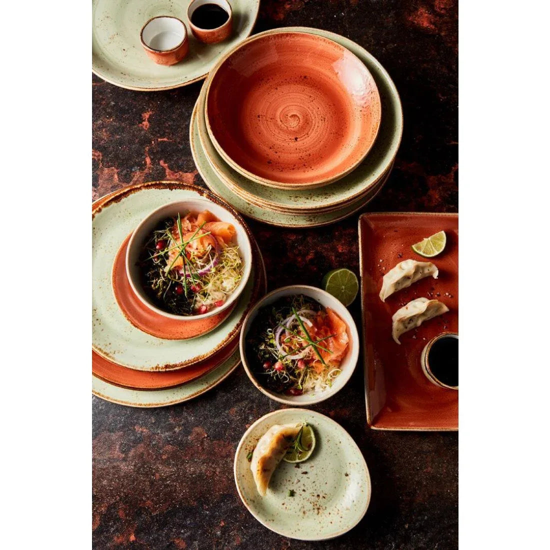 V520 Craft Terracotta Saucer D/W S/S 11.75cm 4 5/8" (Box 36)