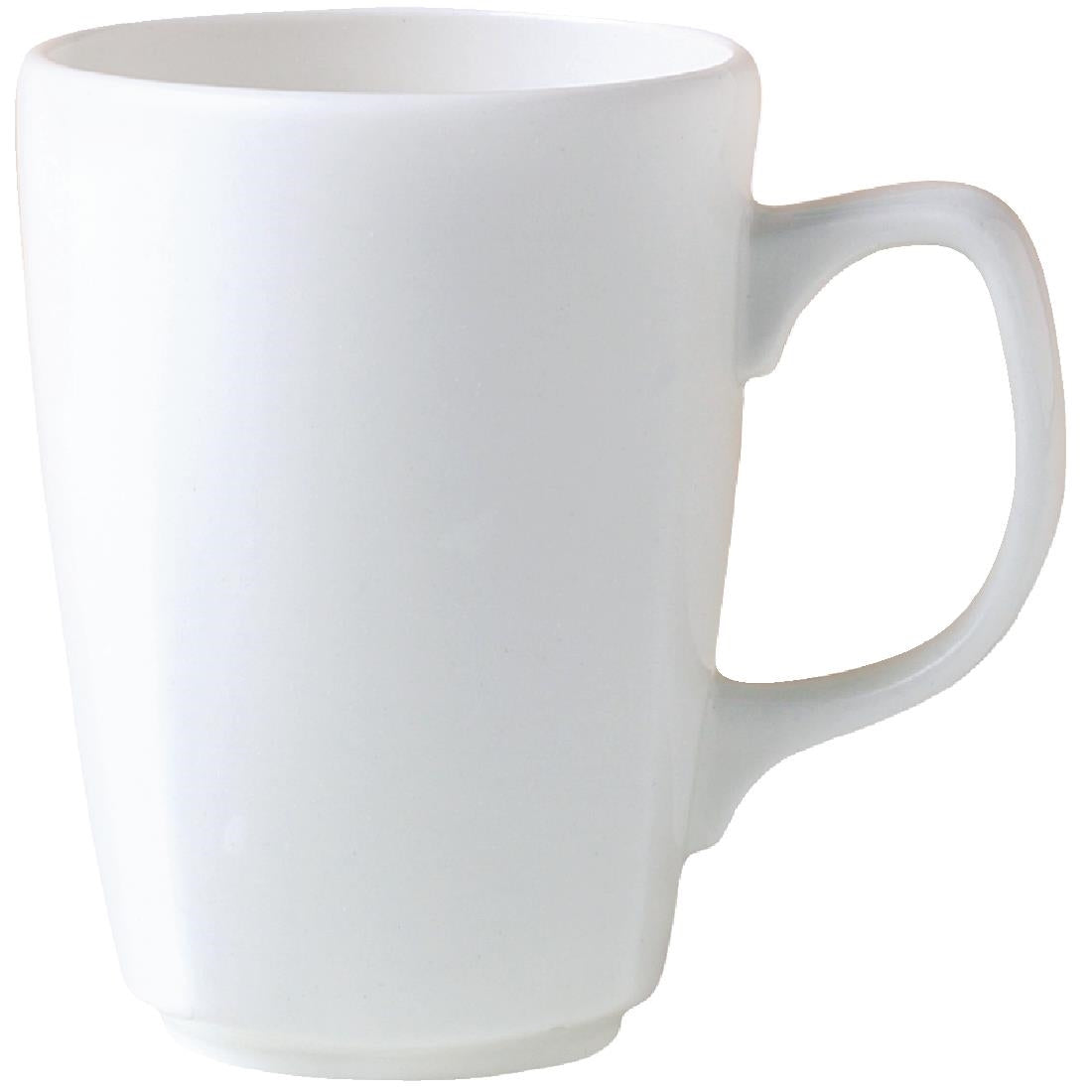 V6886 Steelite Monaco White Mugs 237ml (Pack of 36)