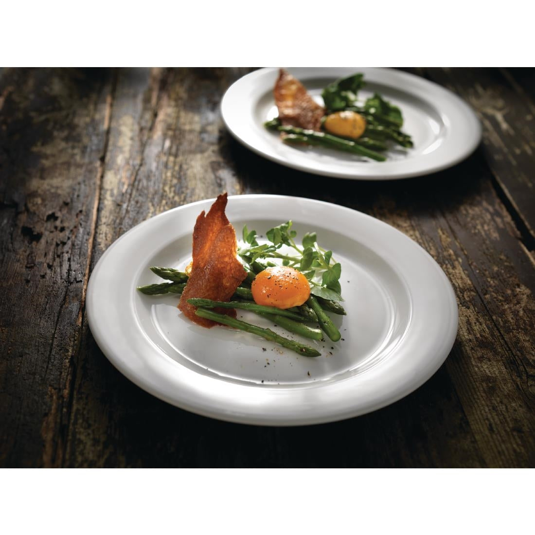 V6901 Steelite Monaco White Vogue Plates 255mm (Pack of 24)
