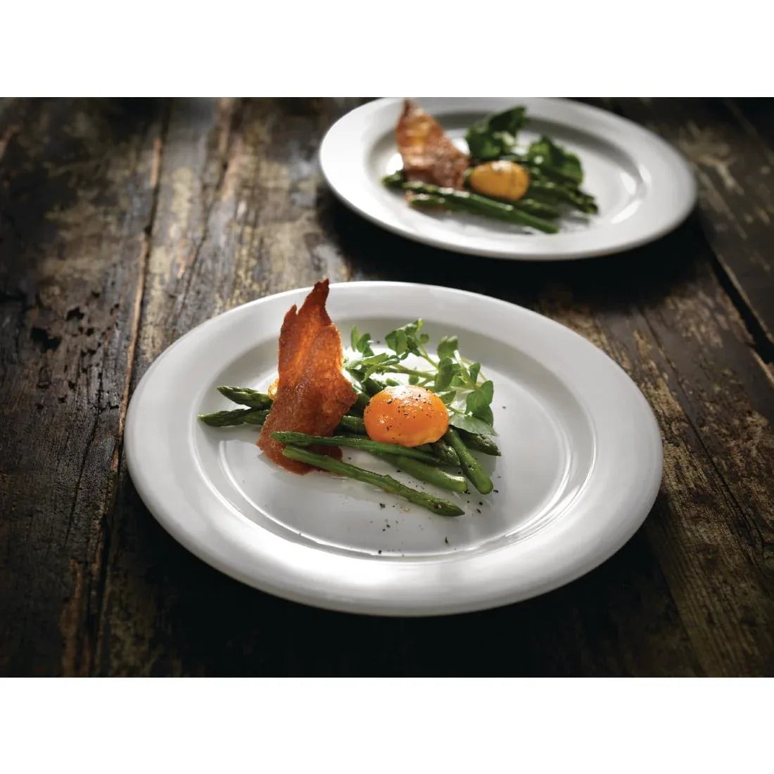 V6901 Steelite Monaco White Vogue Plates 255mm (Pack of 24) - JD Catering Equipment Solutions Ltd