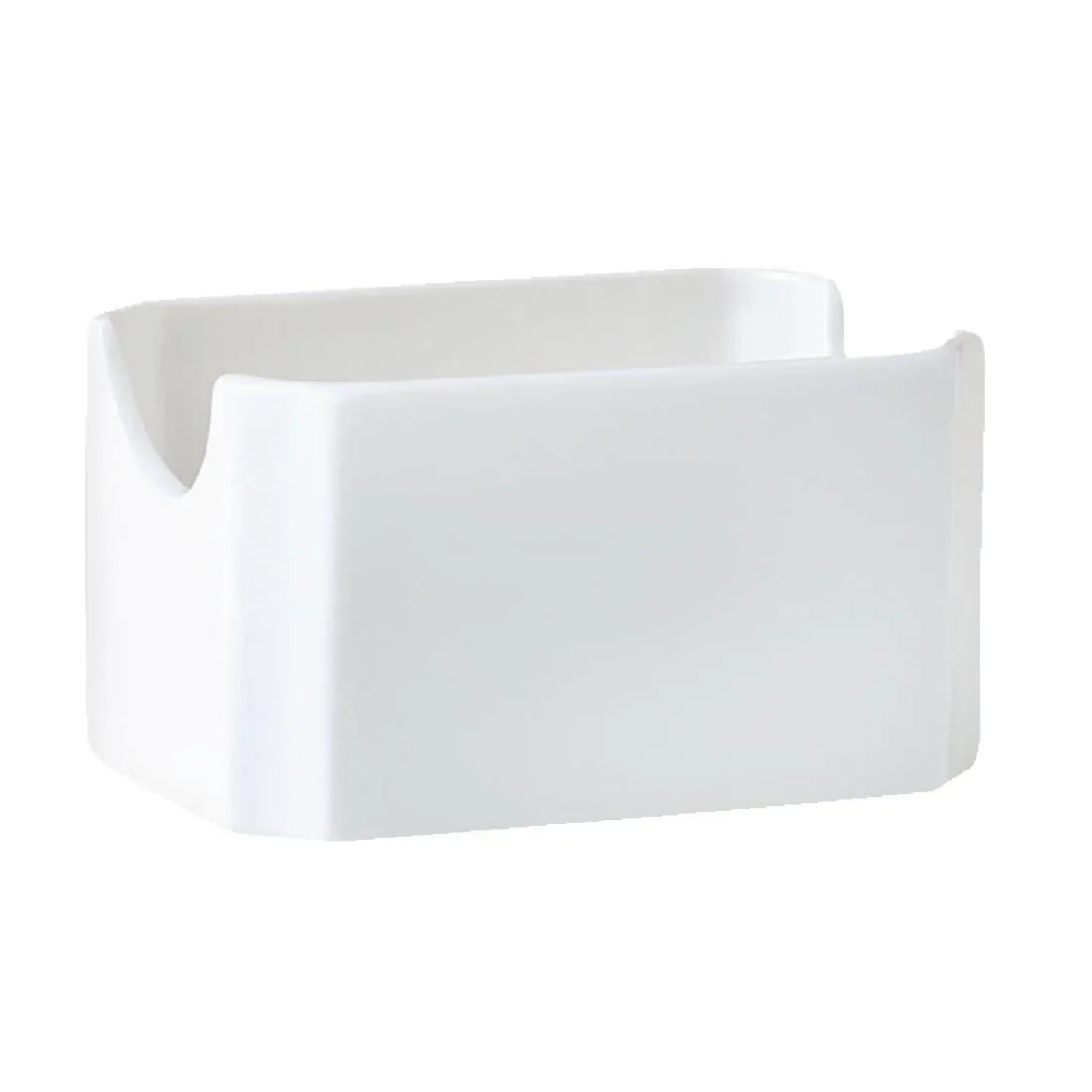 V6906 Steelite Monaco White Packet Sugar Containers (Pack of 12) - JD Catering Equipment Solutions Ltd