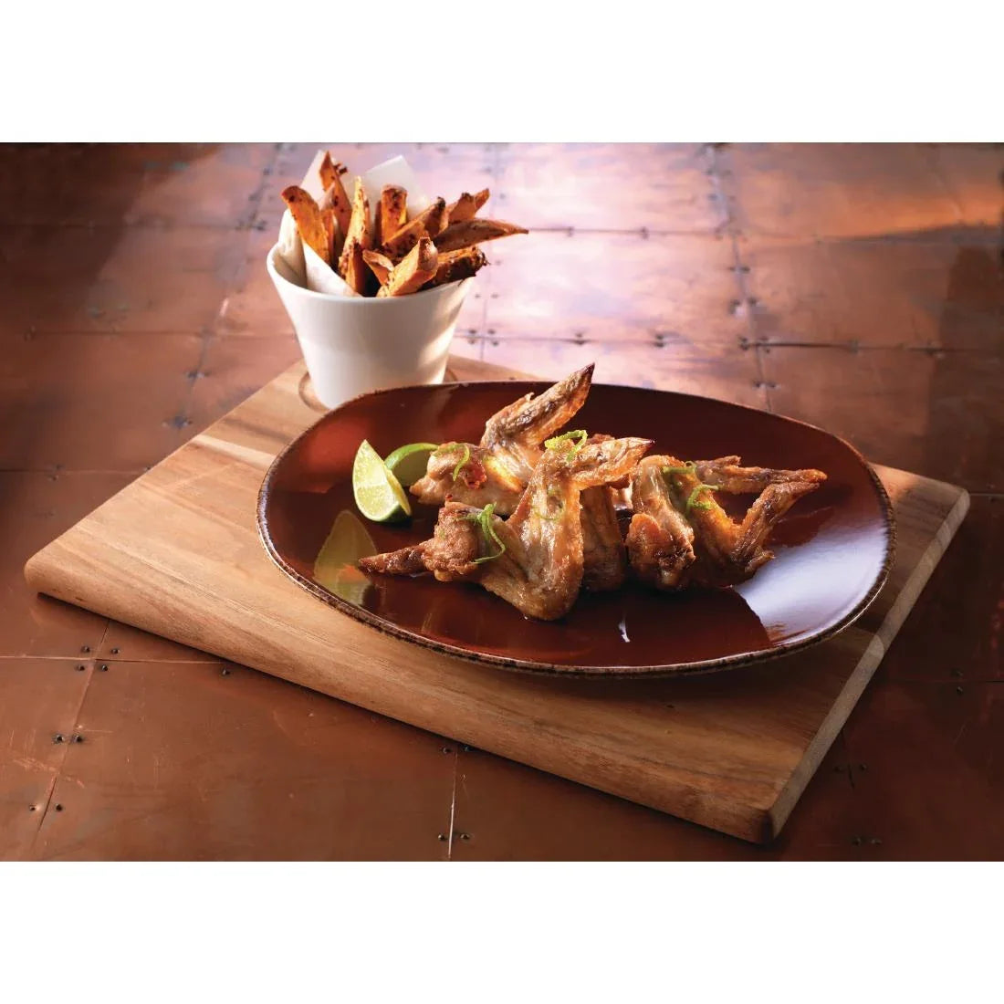 V7186 Steelite Terramesa Mocha Spice Plates 202mm (Pack of 24) - JD Catering Equipment Solutions Ltd