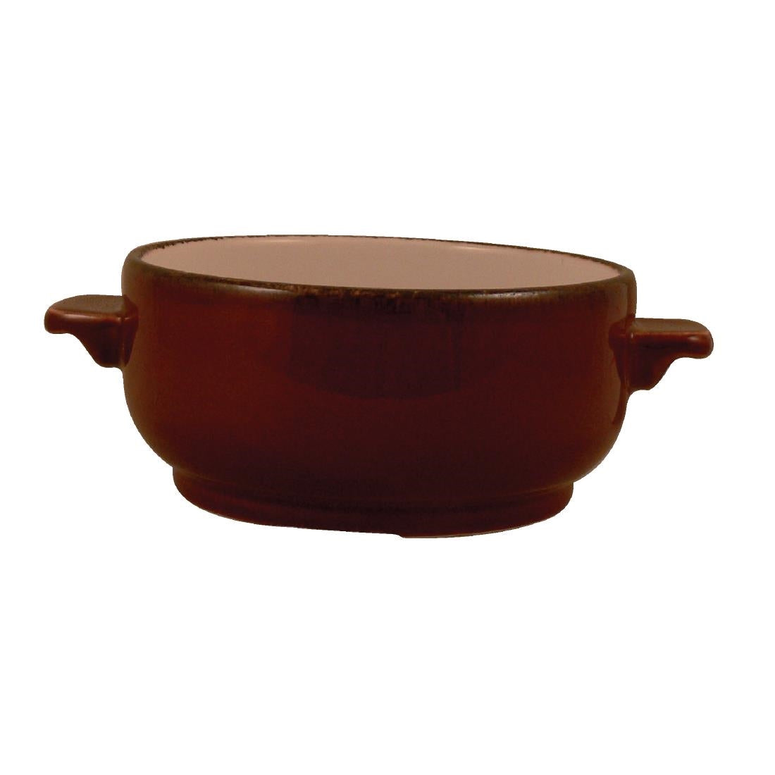 V7201 Steelite Terramesa Mocha Soup Bowl Bases 450mm (Pack of 6)