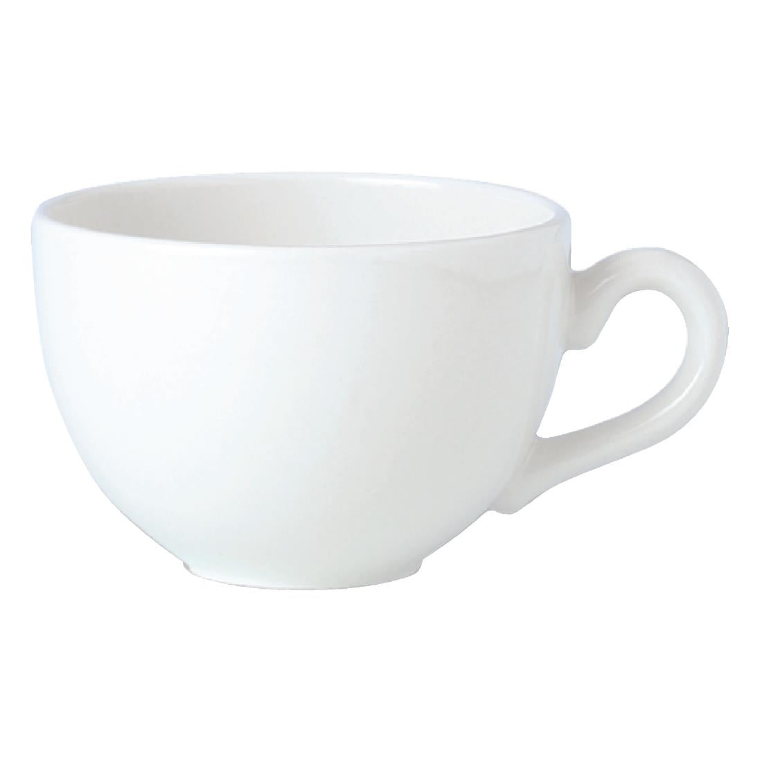 V7657 Steelite Simplicity White Low Empire Espresso Cups 85ml (Pack of 12)