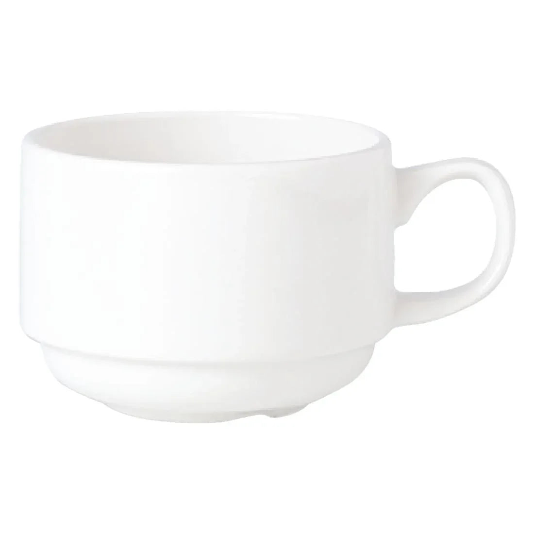 V7658 Steelite Simplicity White Stacking Espresso Cups 100ml (Pack of 12) - JD Catering Equipment Solutions Ltd