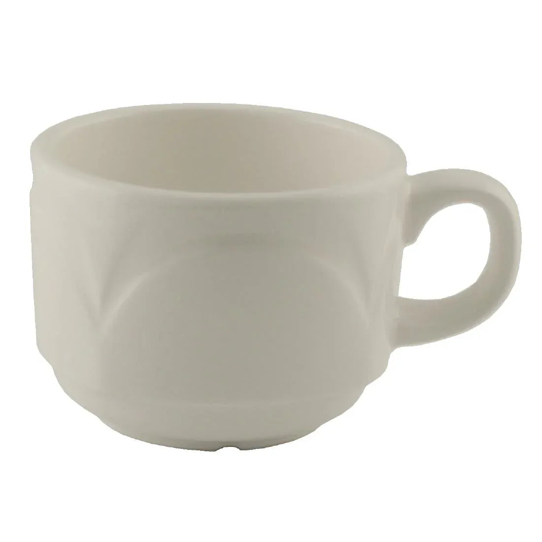 V8239 Steelite Bianco Stacking Cups 212ml (Pack of 36) - JD Catering Equipment Solutions Ltd