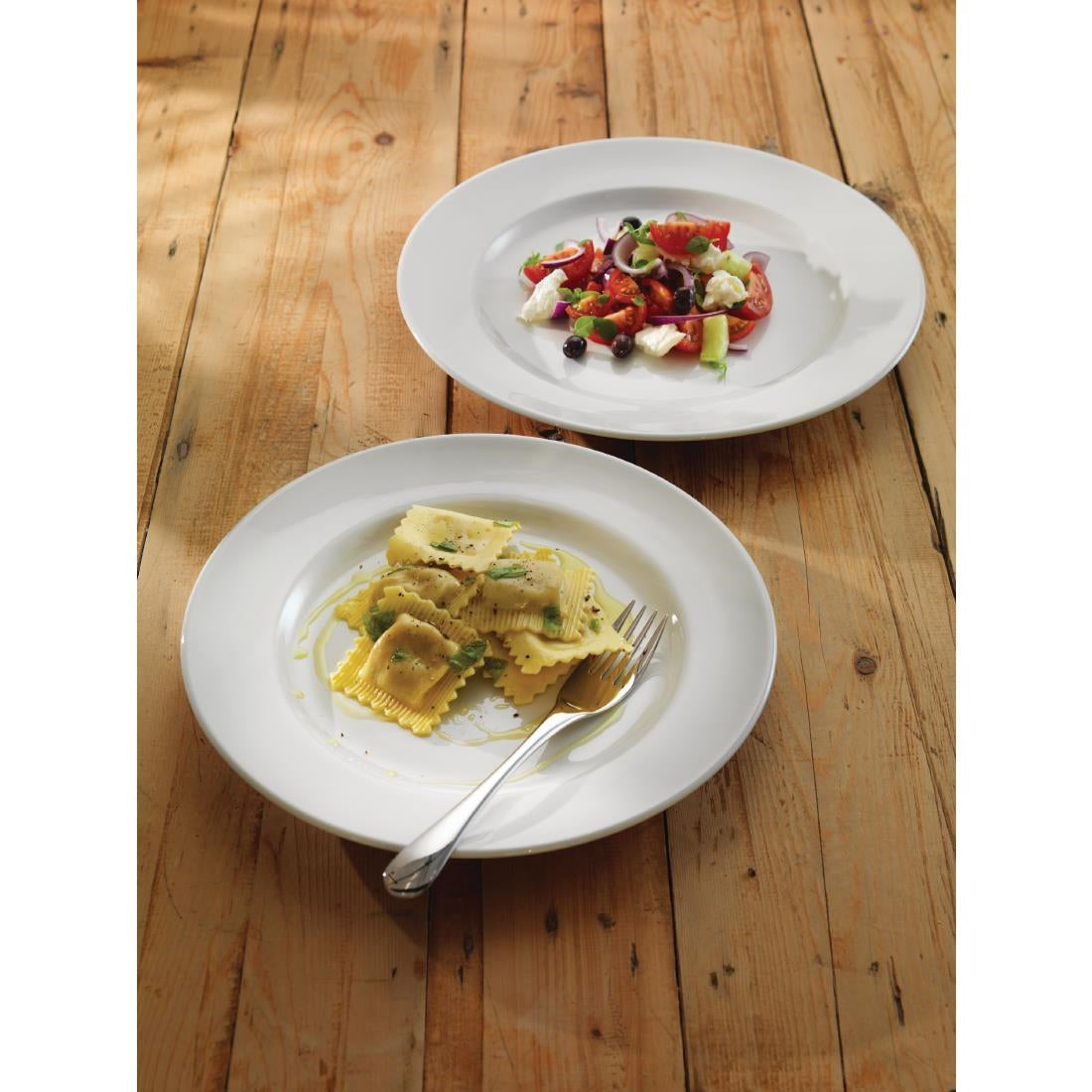 V9251 Steelite Simplicity White Harmony Plates 252mm (Pack of 24)