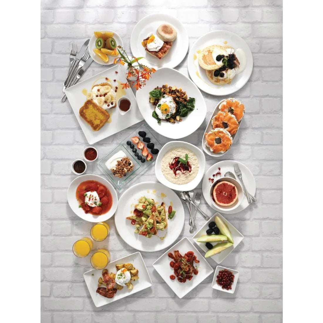 V9930 Steelite Taste Round Stacking Trays 203mm (Pack of 12) - JD Catering Equipment Solutions Ltd
