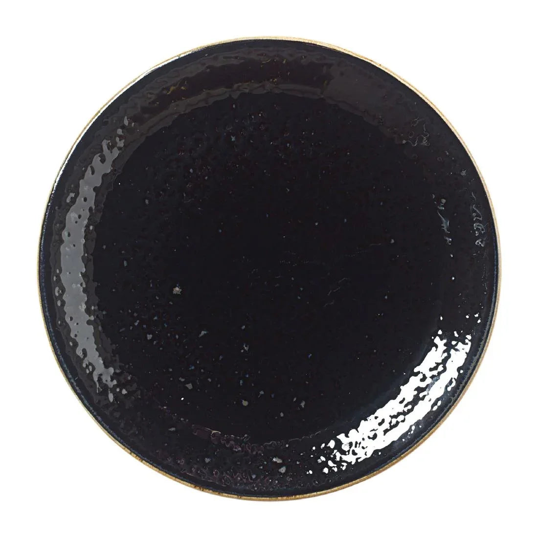 VV1028 Steelite Craft Liquorice Coupe Plates 203mm (Pack of 24) - JD Catering Equipment Solutions Ltd