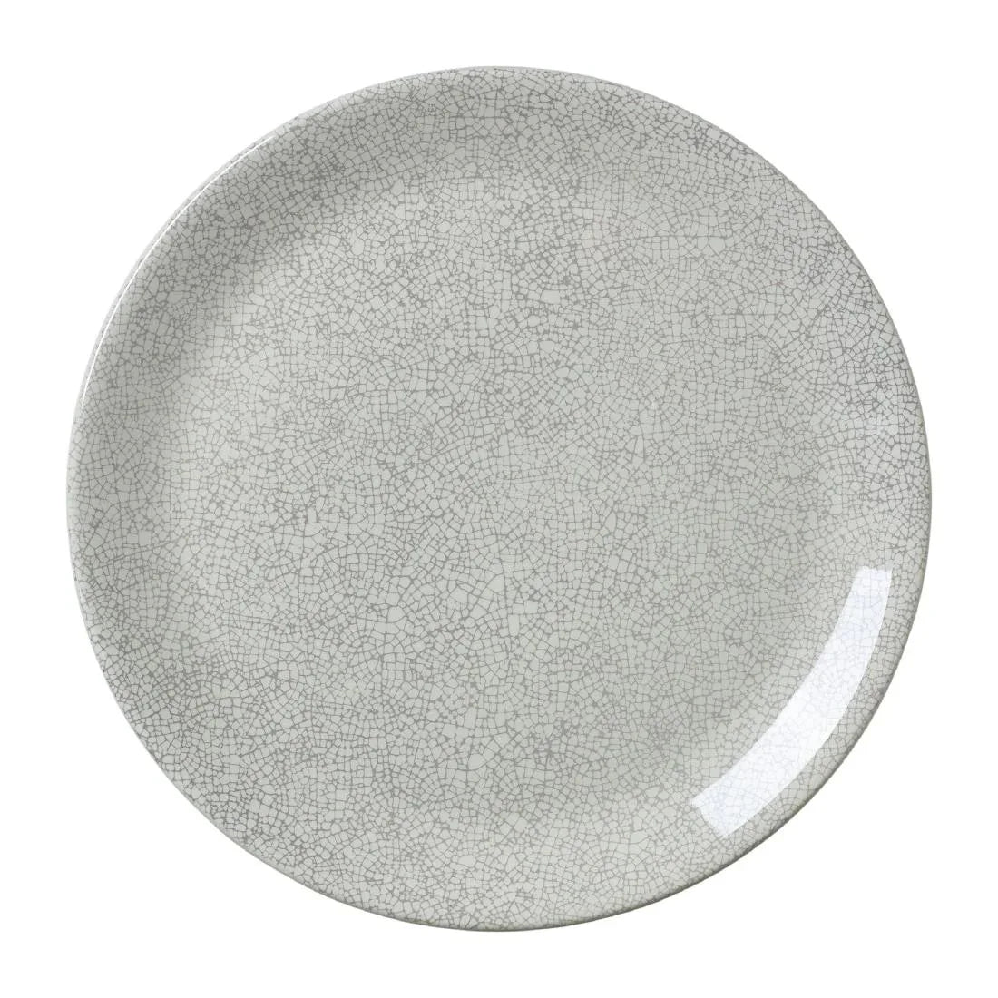 VV1048 Steelite Ink Crackle Grey Coupe Plates 300mm (Pack of 12) - JD Catering Equipment Solutions Ltd