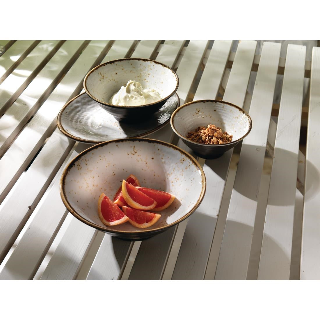 VV1073 Steelite Craft Melamine Bowls White 181mm (Pack of 6)